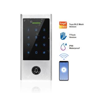 China Wifi Tuya IP66 Waterproof Access Control System Touch Keypad RFID Card Reader Standalone Access Control with TTLock Door wholesale