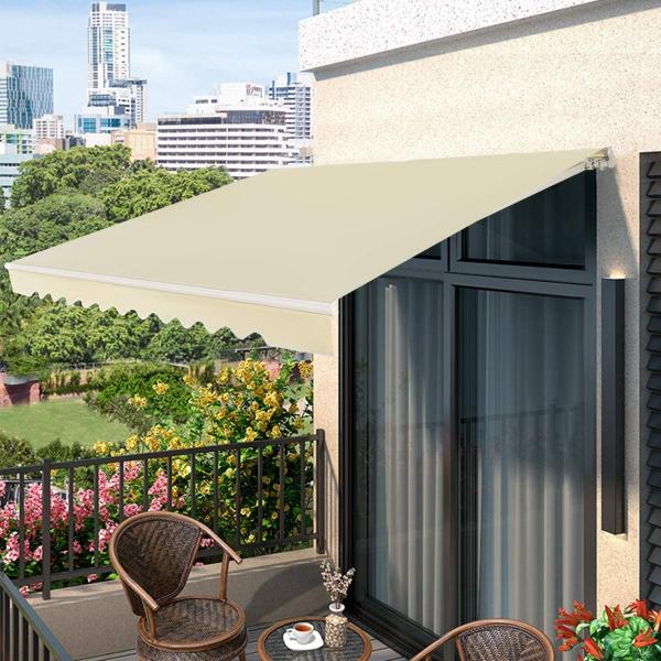 Quality Awnings for Patio Folding Car Protection Outdoor Patio Deck Awnings with Crank Handle Manual Awning For Window Door for sale