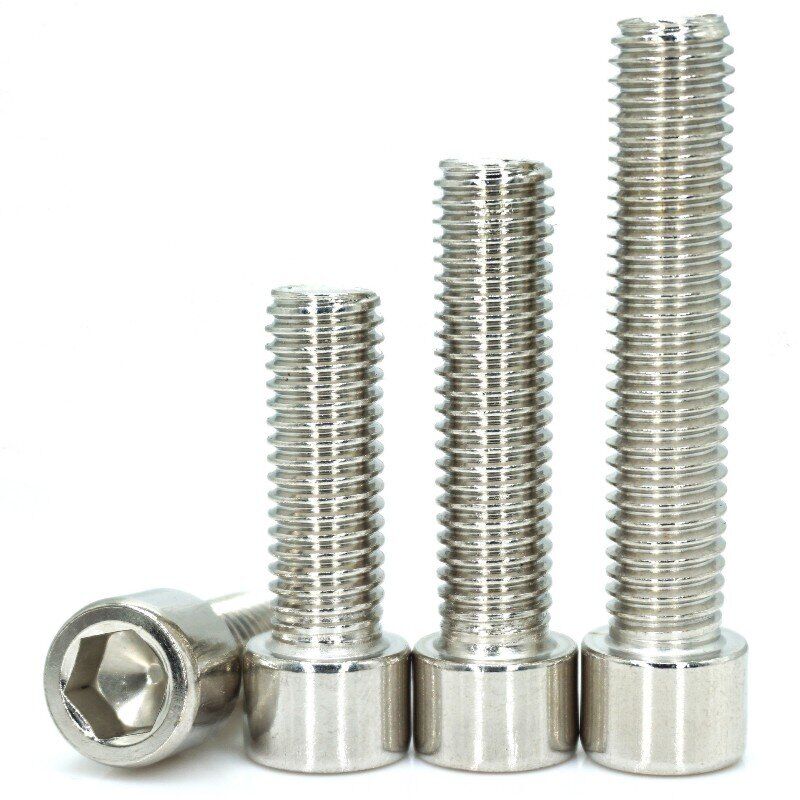 NXF Manufacturing Stainless Steel Hexagon Socket Head Bolts with Spring Flat Washer Allen Key ZINC Finish Customer's Request