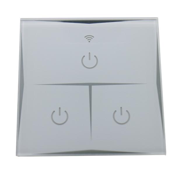 Quality Tuya App Remote Control 3 Gang Wifi Light Switch With Time Scheduling Function for sale