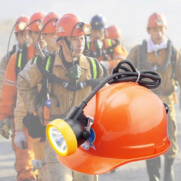 Quality 1500lux underground Miner cap lamp explosion proof headlamp for sale