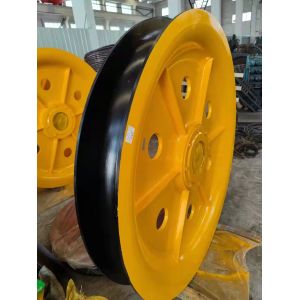 Forged Steel Wire Rope Pulley Wheel For Crane