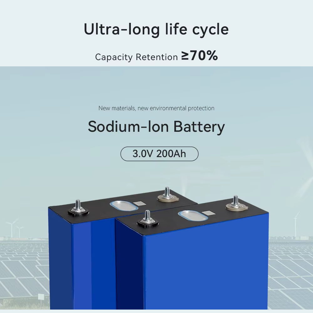 HINA 3V 200Ah 220Ah Sodium Ion Battery Cell 4000 Cycles for DIY Battery Packs Energy Storage System