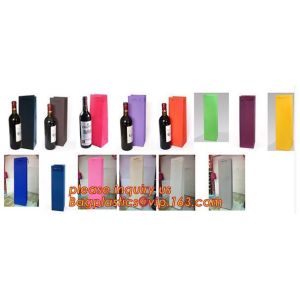 Ribbon Handle eco friendly Plastic PP Package Bag for Flowers Bouquet,Semitransp