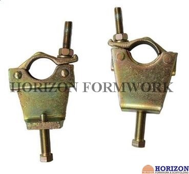 Drop Forged Scaffold Girder Clamps Zinc Plated Finishing 48.3mm Size EN74 Standard