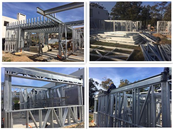 Light Steel Frame Structure Prefabricated Villa Energy Saving Modern Modular