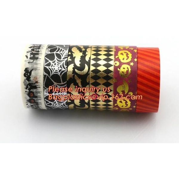 Gold Foil Labelh Tape Label Sakura Diy Scrapbooking Masking Craft Gift Decorative