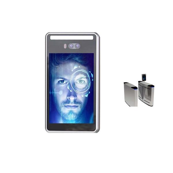 Quality Liveness Detection 6mm Automatic Face Recognition System 7 Inch for sale