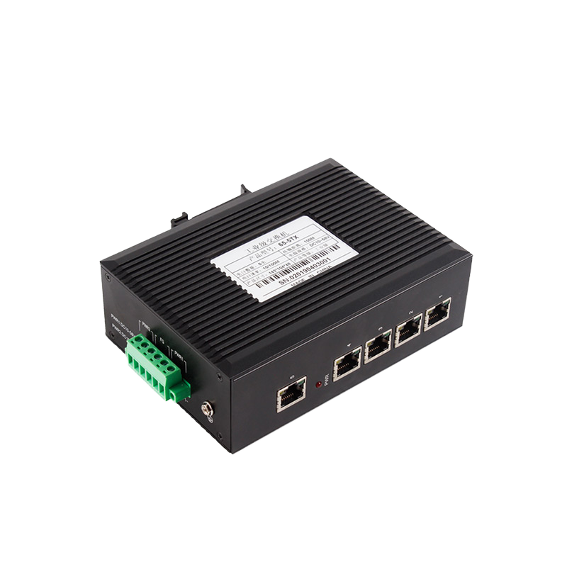 USR-SDR050 10/100Mb POE Industrial Managed Ethernet Switch 5 Ports L3 Network Management SFP Fiber Port for Communication