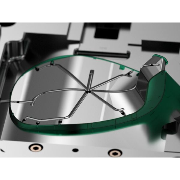 400mm Transparent Shell 1x1 Cold Runner Two Plate Mold No.19014-B