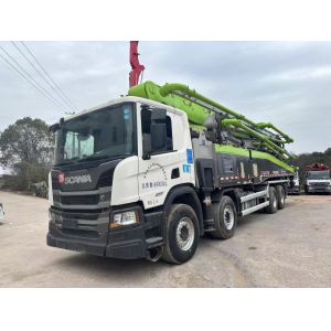 China ZLJ5441THBSE Used Scania Concrete Pump Truck With Zoomlion Mounted Pump on sale