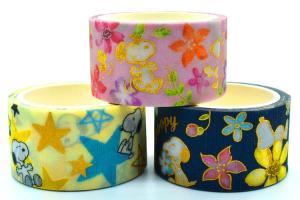 Single Sided Cartoon Snoopy Glitter Foil Washi Tape