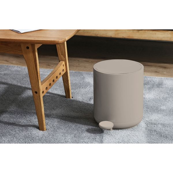 Stylish Modern Living Room Organizer Step On Garbage Can With Soft Close