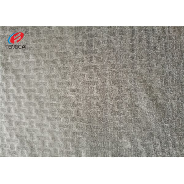 Waistcoats Knitted Fabric Sports Jersey Fabric With Smooth Surface