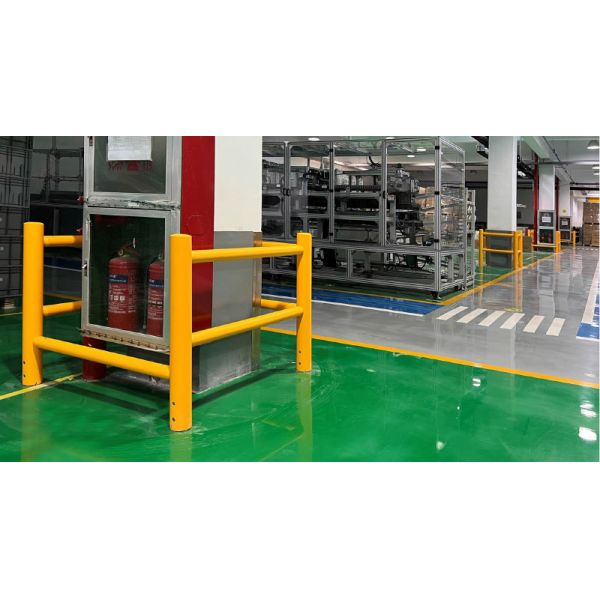Building Post Safety Barrier Polygon Anti-Collision Guardrails Warehouse Safety Barrier