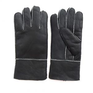 China Spain merino shearling lamb fur glove patched glove sheep skin gloves wholesale