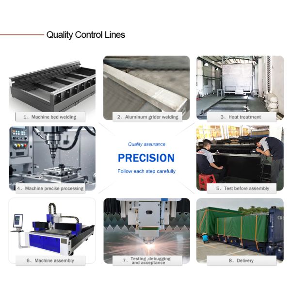 Canton Fair 12000W Flat Bed Fiber Laser Cutting Machine with High Precision ±0.03mm