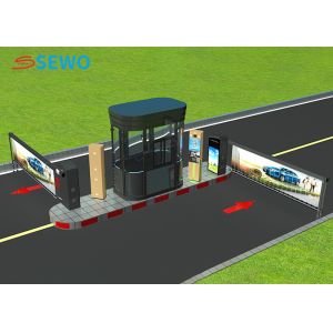 Parking Lot Automatic Licence Plate Recognition System With Advertising Boom