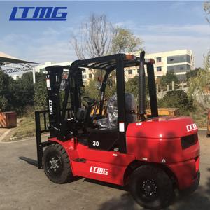 China 2.5 Ton 3 Ton Paper Roll Clamp Truck Forklift , Diesel Straight Mast Forklift on sale