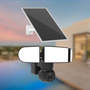 China H.265 4G PTZ Camera 5V-20V Wide Voltage Range 2K Solar Floodlight Camera on sale