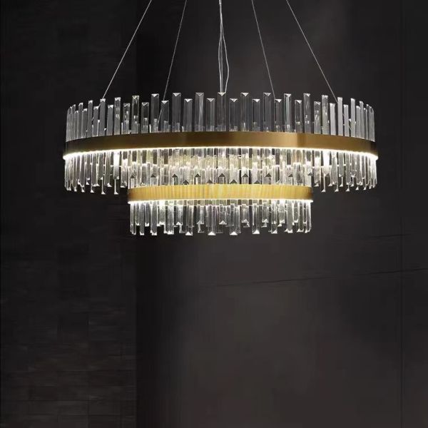 Hight Quality Large European Gold Traditional Maria Theresa Crystal Chandelier For Hotel Project