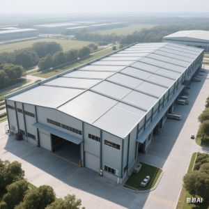 Buy cheap Luxury Modern Prefabricated Light Steel Structure Warehouse Easy Installation from wholesalers