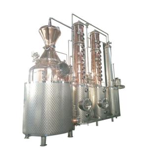 China 2000lt Red Copper Alcohol Distillation Column Equipment for Processing Types Alcohol wholesale