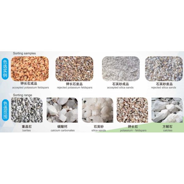 High Accuracy Industrial Color Sorter 20-100 Mesh Sand Sorting Machine