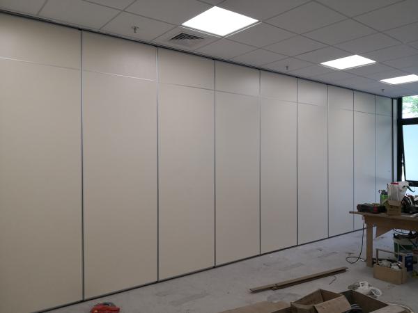 Quality Vinyl Partition Board MDF Melamine Operable Movable Partition Walls Sound Proof for sale