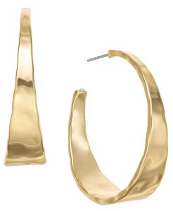 China ODM Copper Alloy Medium Hoop Earrings 14k Gold Hoop Earrings Medium on sale