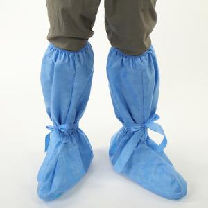 China Unisex Non Woven Disposable Shoe Covers , Disposable Polypropylene Shoe Covers wholesale