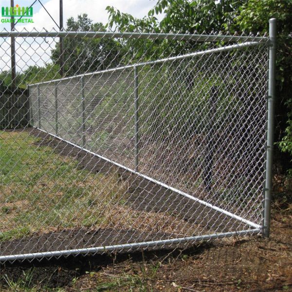 Steel Wire 11gauge Powder Coated Chain Wire Fencing For Stadium Net
