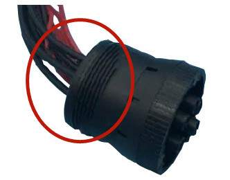 J1708 Deutsch 6 Pin Female to Dual 6-Pin Male Splitter Y Cable