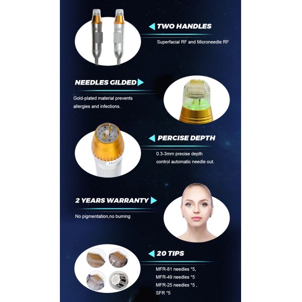 CE FDA Fractional Rf Microneedling Machine Thermage Skin Rejuvenation Wrinkle Removal Face Lift