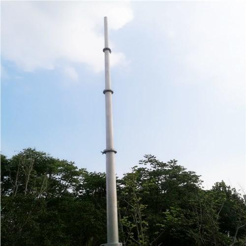 Quality 6063 Alu 10M Monitoring Push Up Antenna Mast for sale
