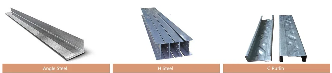Light Steel Structure Workshop Prefabricated Industrial Buildings Construction Steel Frame
