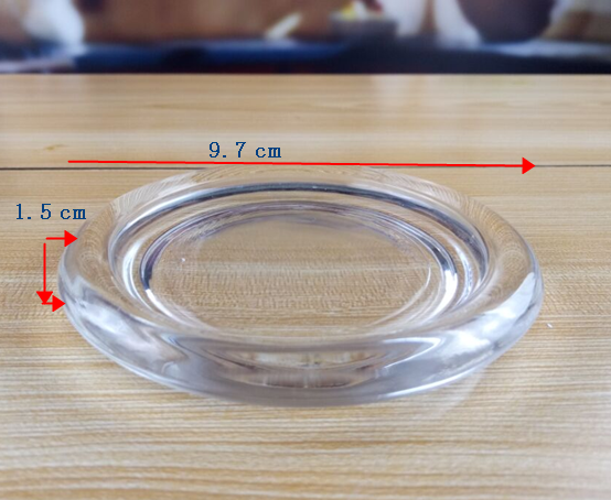 Mini Round Glass Storage Jars With Cover Lid , Glass Kitchen Canisters