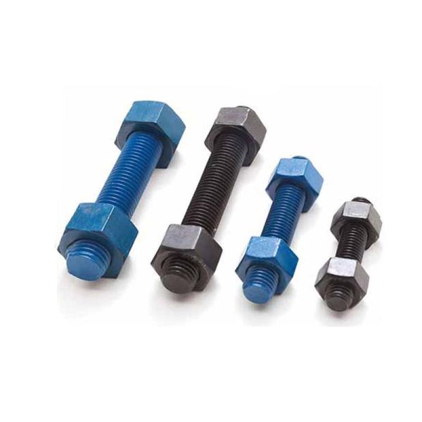 ASTM A193 GR B7 UNC Stainless Steel Stud Bolt With A194 2H Nut OEM