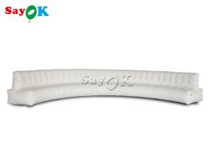 China 6.367m Curved White Multifunctional Furniture Inflatable Air Sofa wholesale