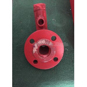 China Red / Sliver Steel Flange Fire Fighting Accessories Connecting Pipe wholesale