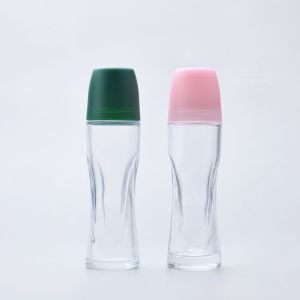 China 65ml Empty Deodorant Roller Bottles With Plastic Roller Ball wholesale