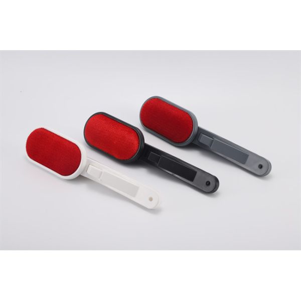 felt lint brush for sweaters wool Dual Sided Pop-up Multi-Directional Swivel Head Comfort-Grip Handle Reusable