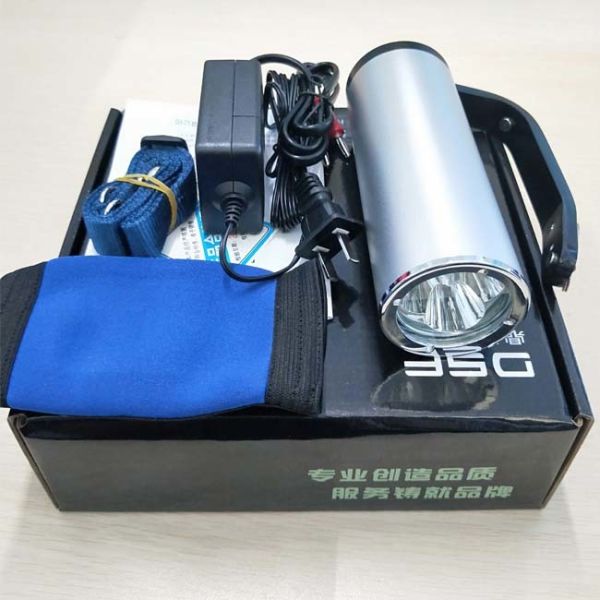 Aluminum 9W Explosion Proof LED Flashlight 10h Runing Time No Pollution