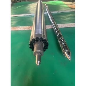 Nitriding Treatment Injection Screw Barrel Alloy Steel HRC58-62