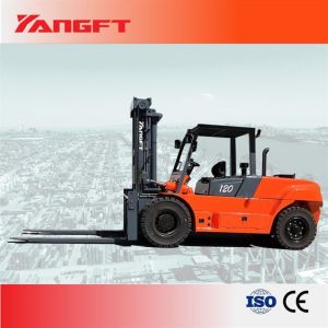 China 12 Tons Forklift Diesel CPCD120 Diesel Operated Forklift wholesale