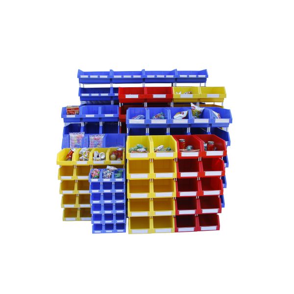 Customized Color Plastic Storage Organizer Box for Small Parts and Tools in Warehouse