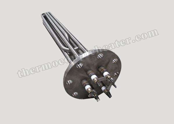 Quality High Purity MgO Flat Flange Immersion Heater / Hot Water Immersion Heater for sale