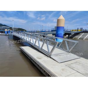 China Aluminum Alloy Floating Docks Engineering Design Commercial Floating Pontoon Dock wholesale