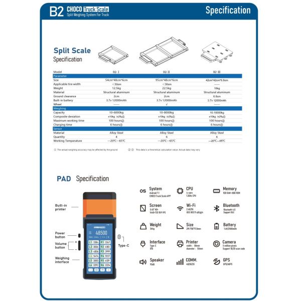Sales Easy Accessibility Forklift Split Scale