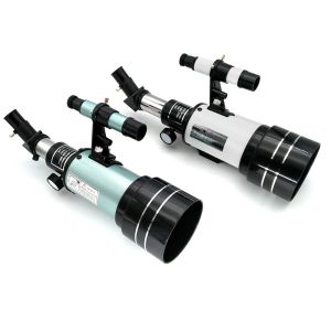 China 70x300mm Green White Astronomical Refractor Telescope With Tripod wholesale